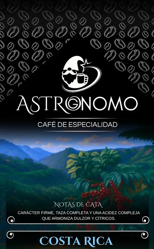 Etiqueta Astrognomo Costa Rica 250g