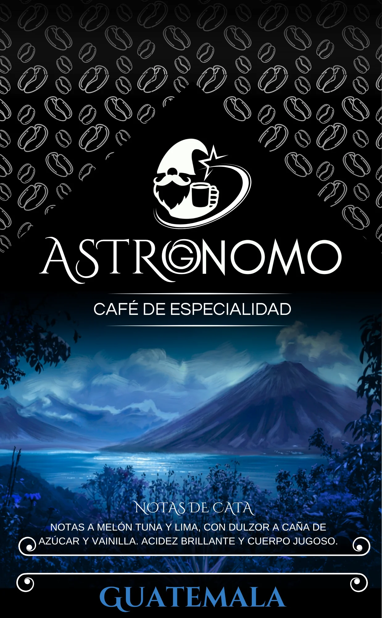 Etiqueta Astrognomo Guatemala 250g