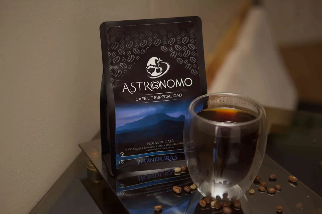 Espresso recién extraído