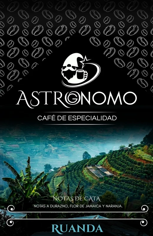 Etiqueta Astrognomo Ruanda Gaseke 250g